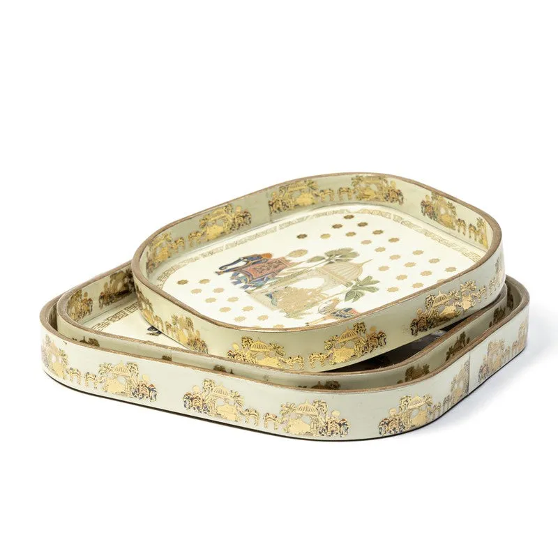 Timberline Rectangle MDF Serving Tray - Set Of Three media 6