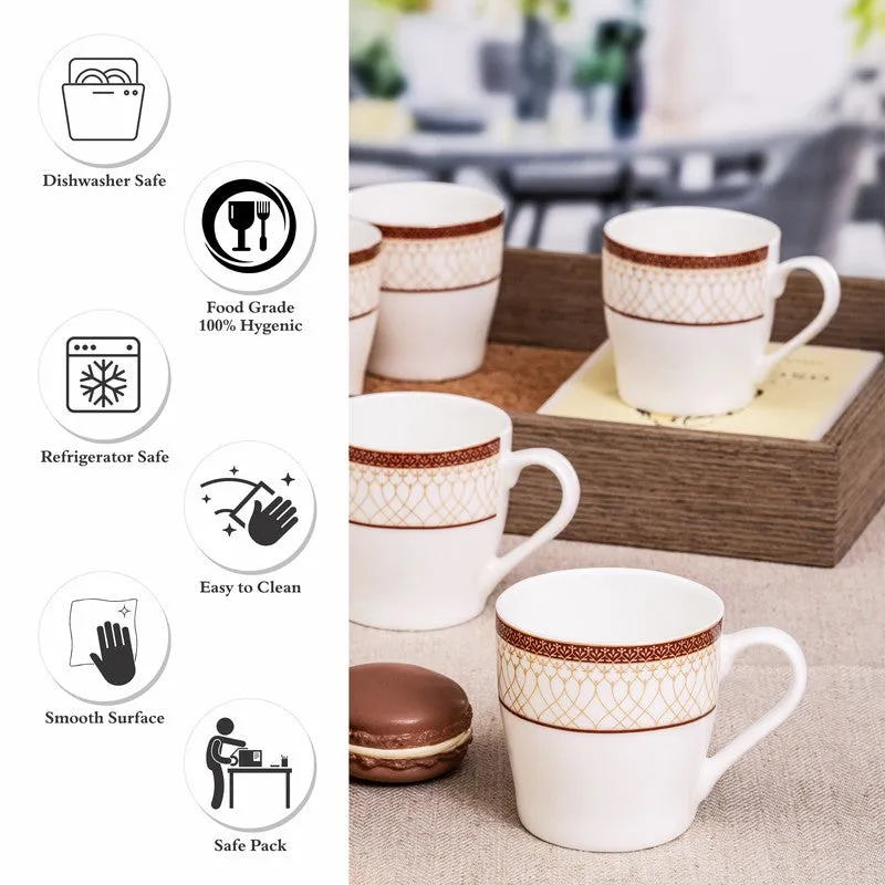 Brew Bone China Tea Cup (180 mL Each) - Set Of Six media 5