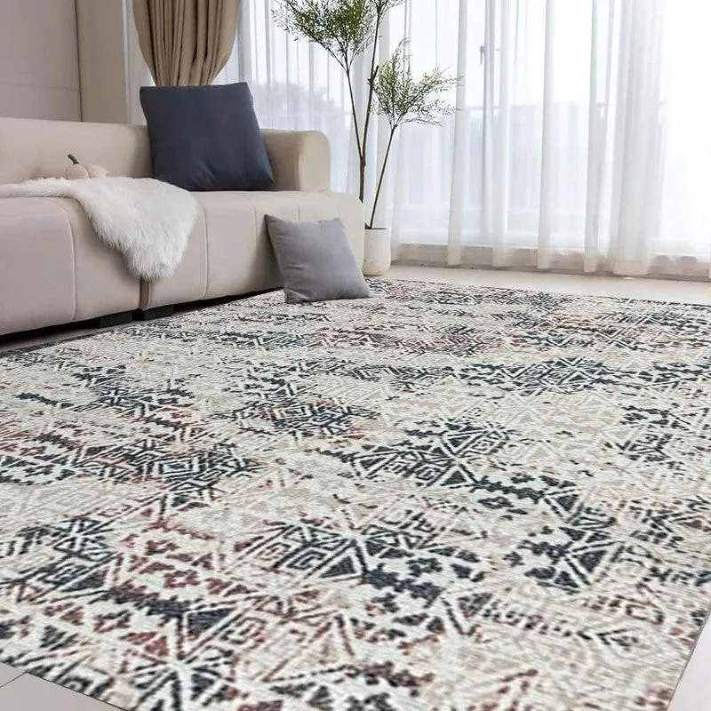 Urban Space Distress Chenille Carpet - Grey media 4