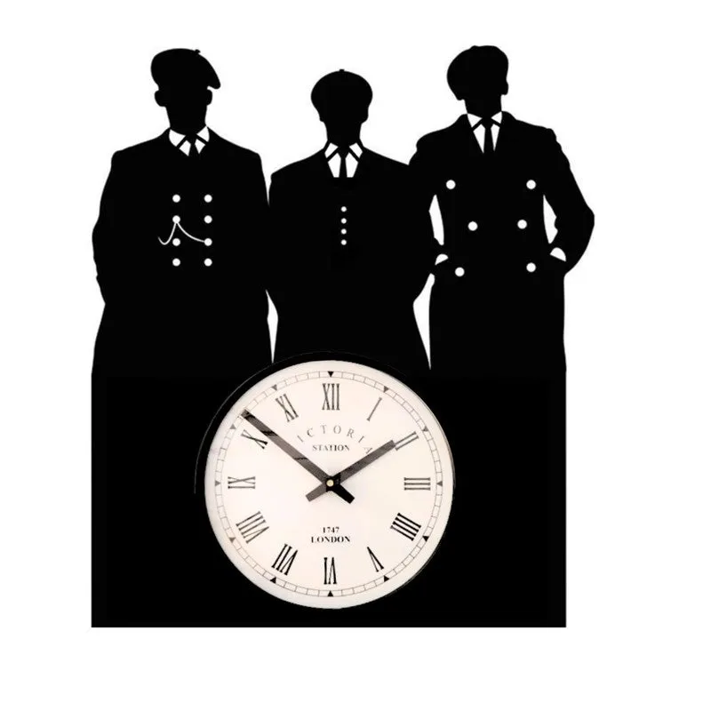 Mysterytime Steel Analog Wall Clock - Black media 4