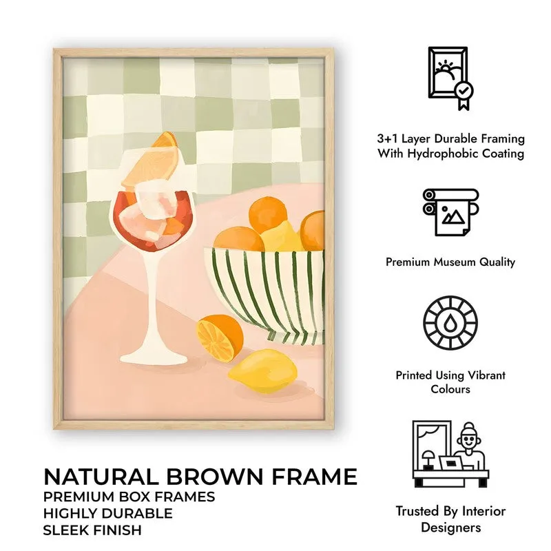 GeometricSip Archival Canvas Wall Art - Brown media 11