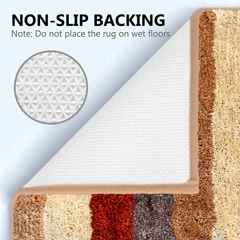 Jericho Luxe Micro Fiber Runner Rug - Cinnamon Brown media 6