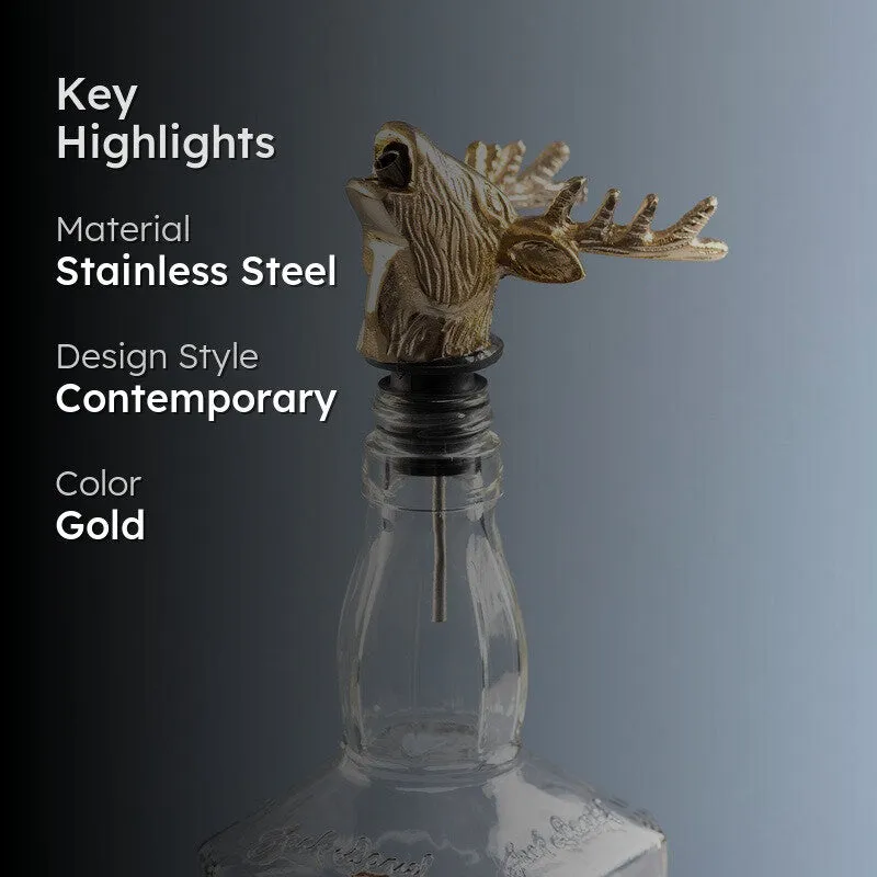 Royal Antler Stainless Steel Pourer - Gold media 2