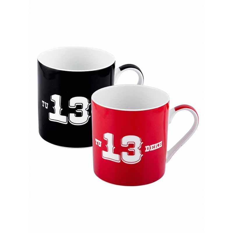 Tu Bone China Coffee Mug (350 mL Each) - Set of Two media 3