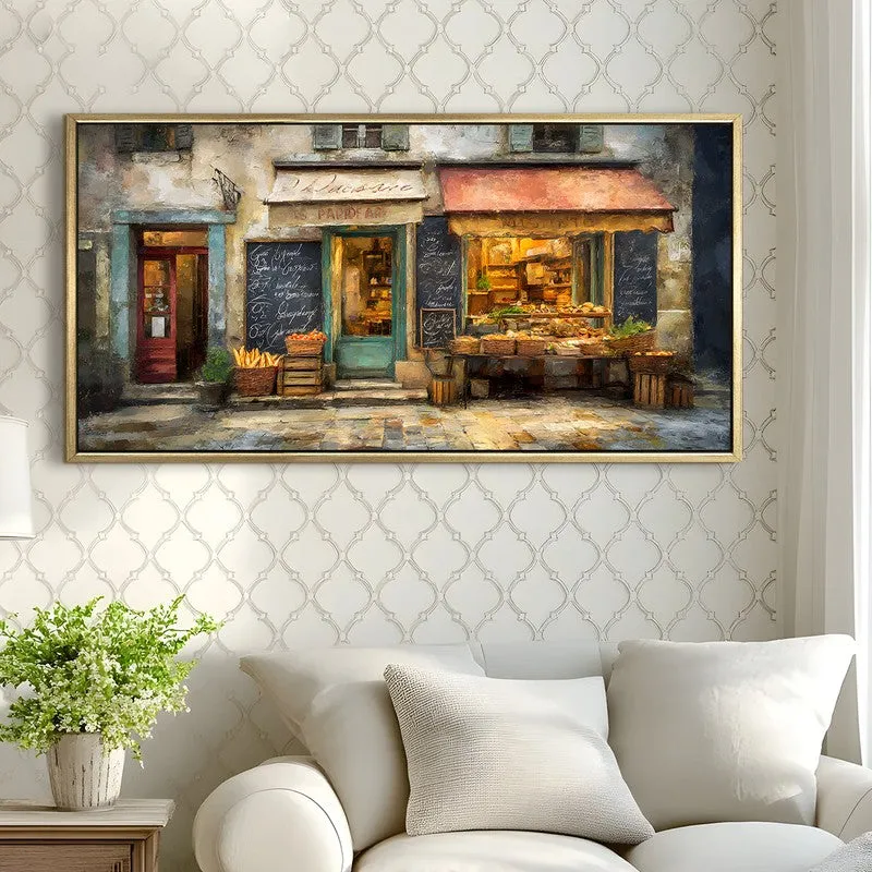 European Vintage Streetfront Boutique Wall Art media 3