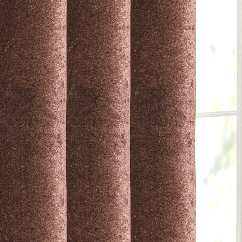 Saral Home Auriels Blackout Curtain (Brown) - Set Of Two media 5