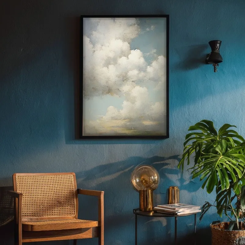 In The Clouds Archival Canvas Wall Art - Black Frame media 4