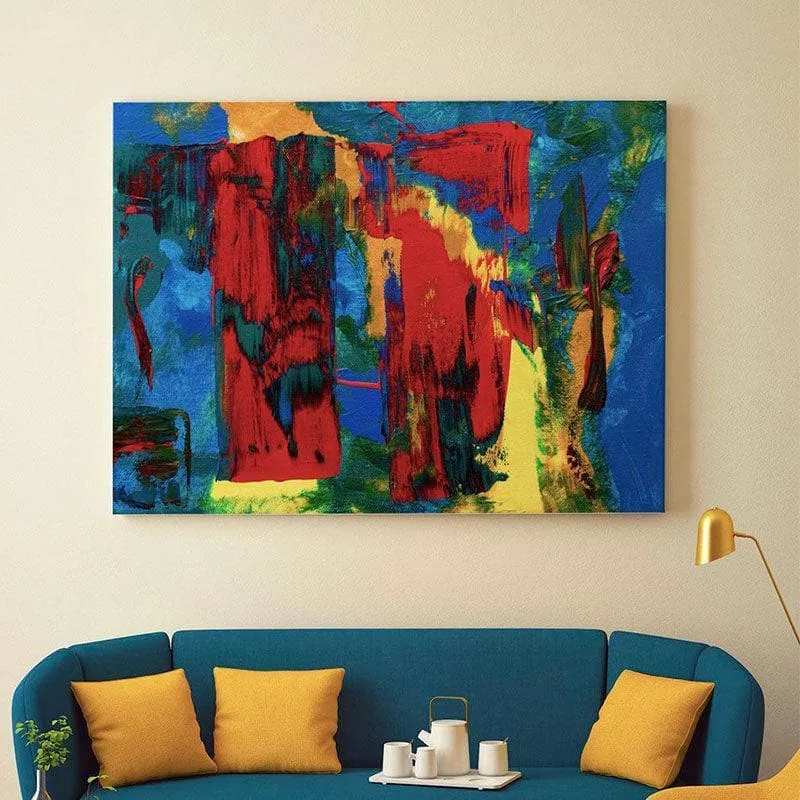 Abstract In Chaos Canvas Wall Art - Gallery Wrap media 1