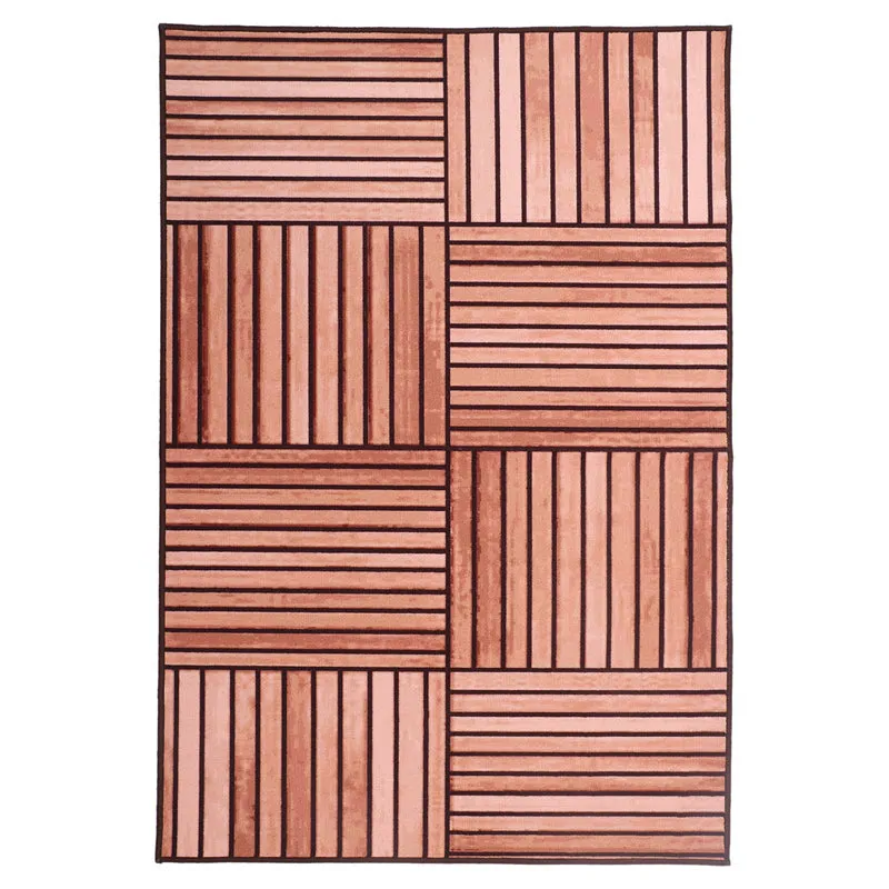Striped Geometrica Anti-Skid Carpet media 1