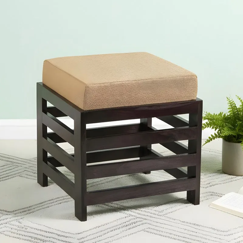 Uxaro Sheesham Wooden Bench with Stool (Beige) - Two Piece Set media 1