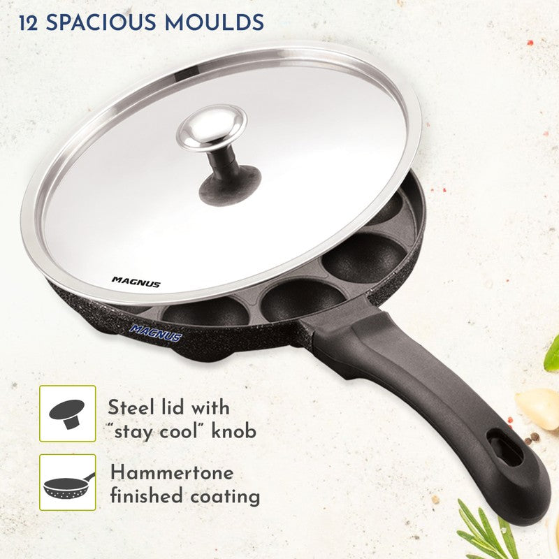 EvenHeat Non-Stick Paniyaram Pan With Lid media 8