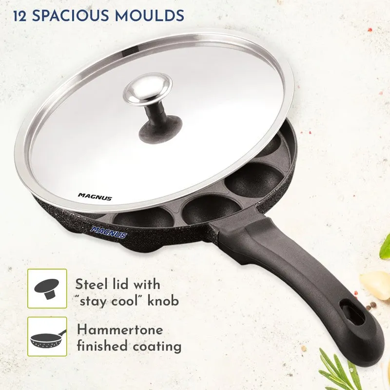 EvenHeat Non-Stick Paniyaram Pan With Lid media 8