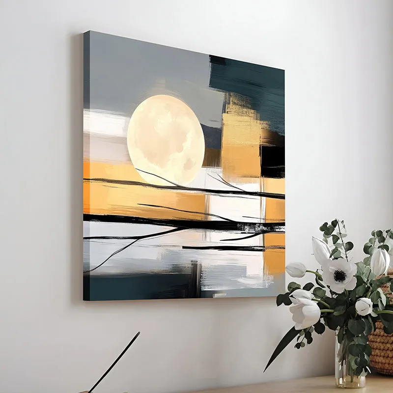 Moon & Twigs Wall Art media 3