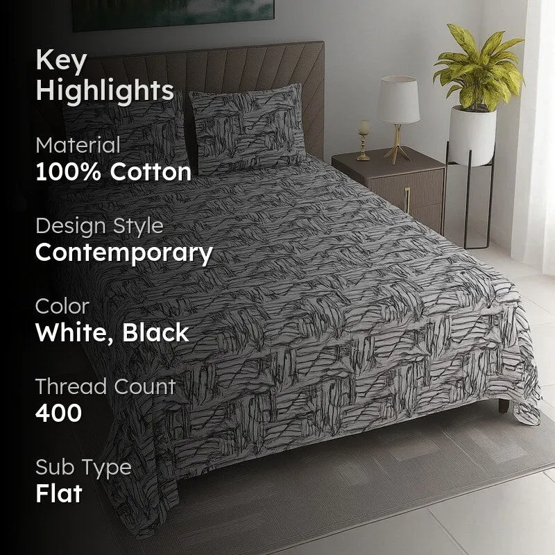 Simple Luxe Cotton Bedsheets - 400 TC media 2
