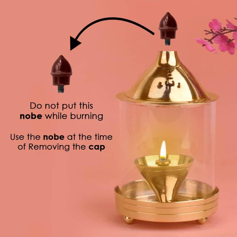 Kanchan Brass Akhand Diya - Small media 4