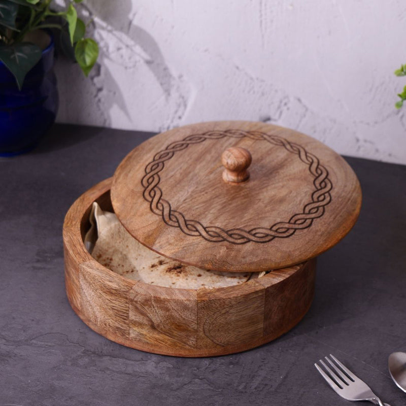Lochi Wood Roti Box media 3
