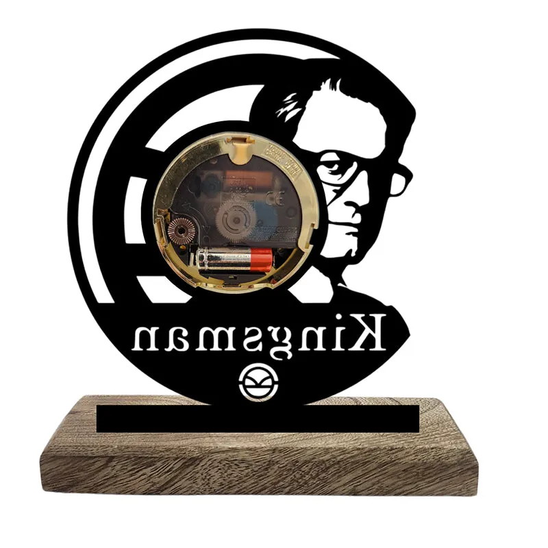 Kingsman Noir Analog Table Clock media 3