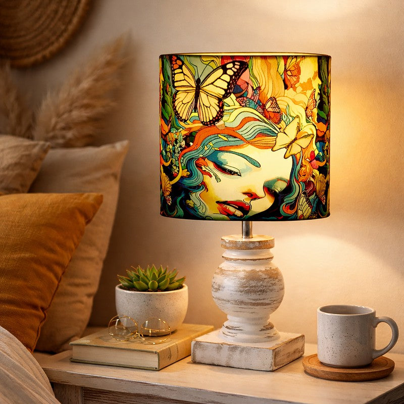 LadyForm Light Wooden Table Lamp media 3