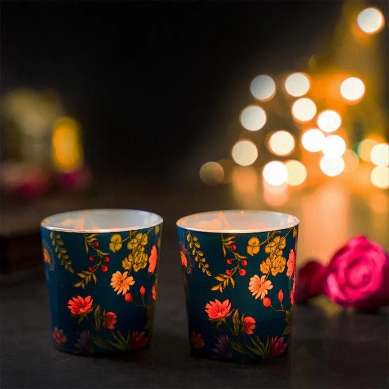 Night Bloom Candle Votive - Set Of Two media 1