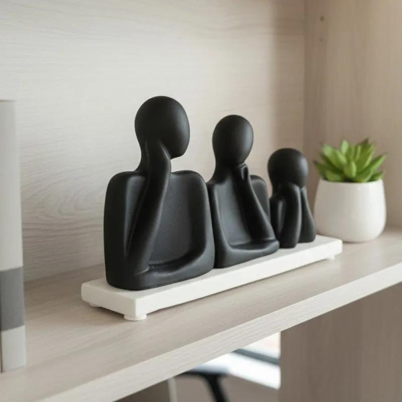 Trio Harmony Resin Showpiece media 3