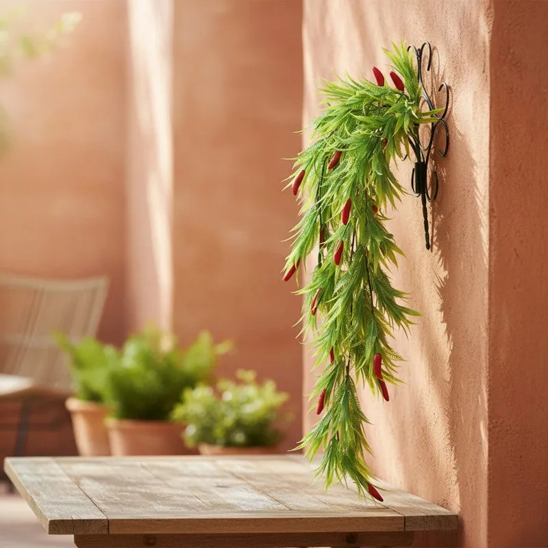 Typora Artificial Plant With Metal Wall Stand - 2.3 Feet media 4