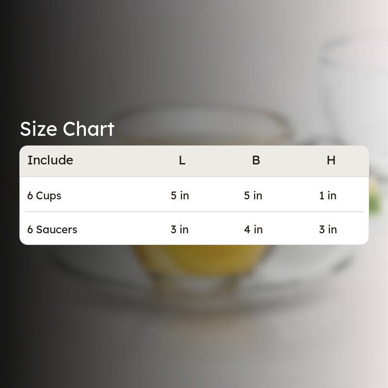 Willian Cup & Saucer (150 ML) - Twelve Piece Set media 5