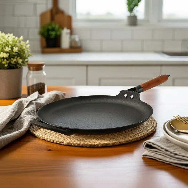Embassy Griddledgepro Matte Finish Cast Iron Dosa Tawa media 1