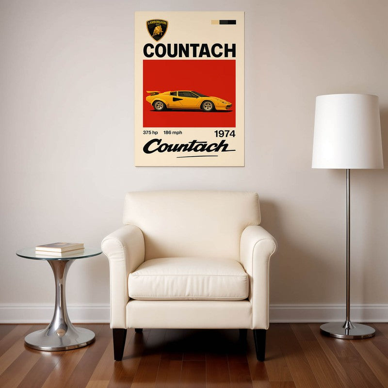Countach Classic Wall Poster