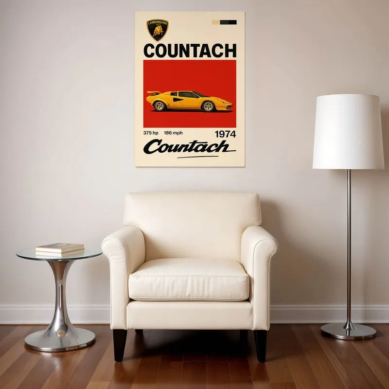 Countach Classic Wall Poster media 1
