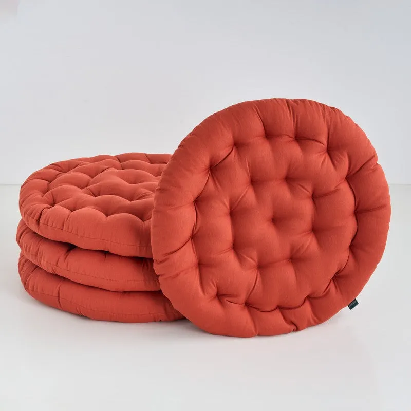 Gloria Floor Cushion (Terracotta Brown) - Set Of Four media 2