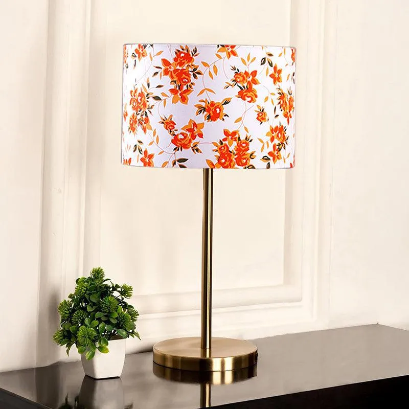 Garden Lights Cotton & Metal Table Lamp - Multicolor media 2