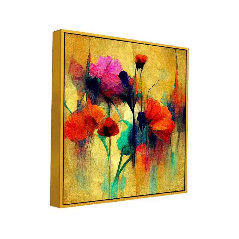 Origami Flowers Wall Painting media 3