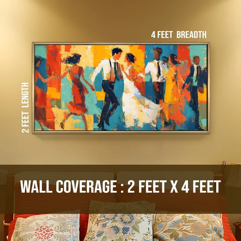 Swinglet Canvas Wall Painting With Frame media 8