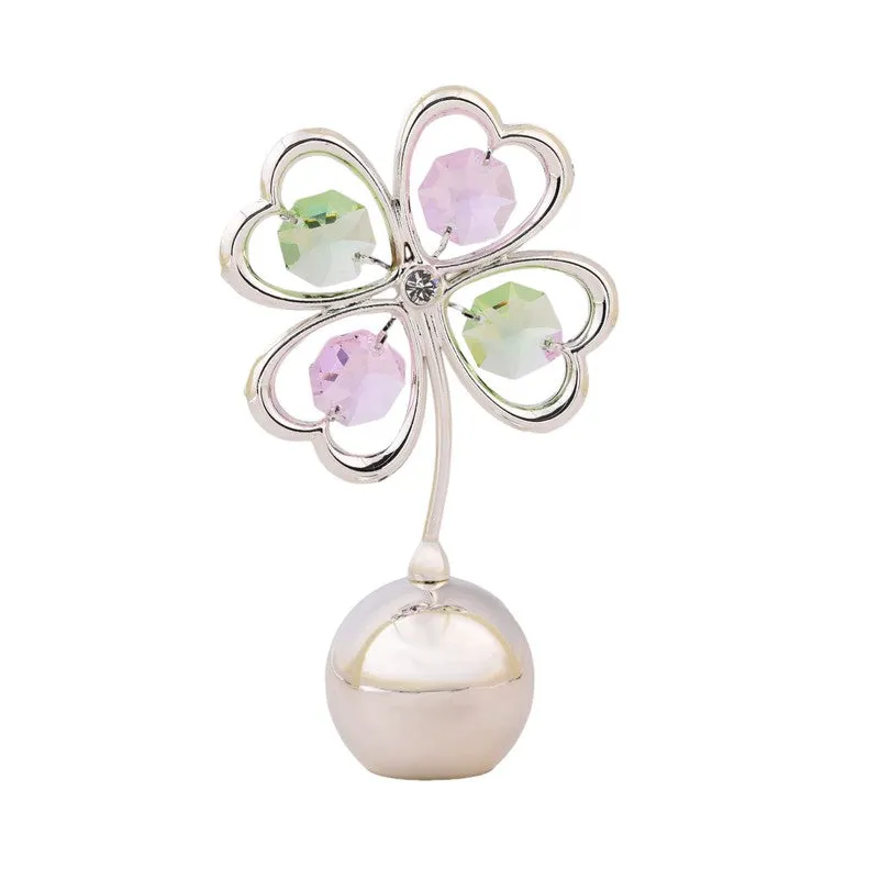 Floral Clubs Silver Plated Mild Steel Showpiece media 4