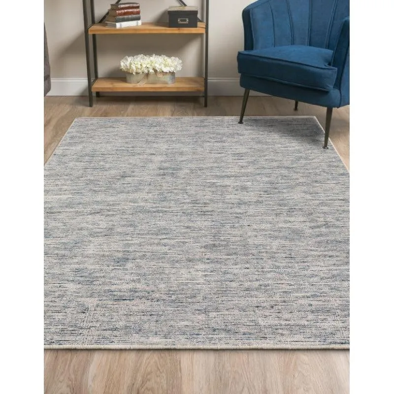 Heritage Hand Loomed Wool Rug - Blue media 3