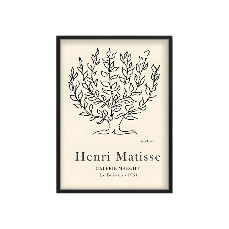 Rooted Silence Canvas Wall Painting With Black Frame media 3