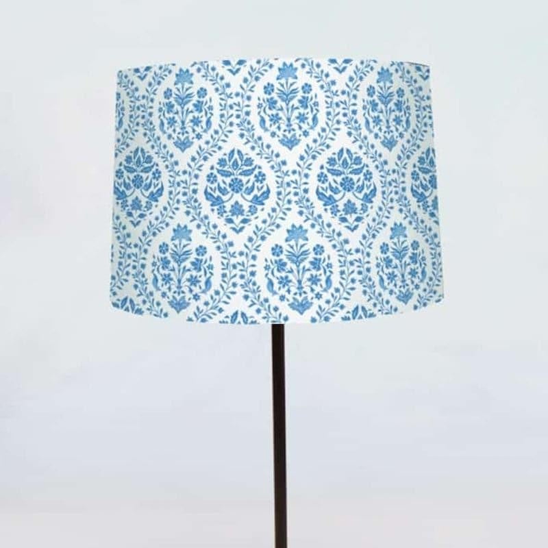 Druva Handpainted Fabric Table Lamp - Multicolor media 6