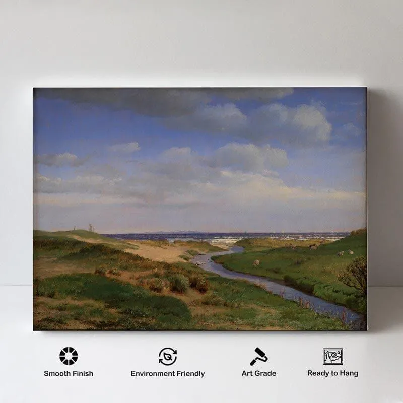 The Valley Canvas Wall Painting - Gallery Wrap media 4