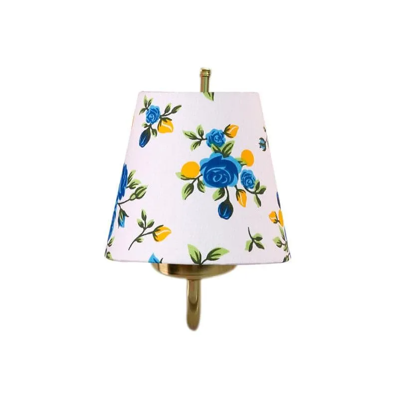 Galora Rosa Fabric & Metal Wall Lamp media 4