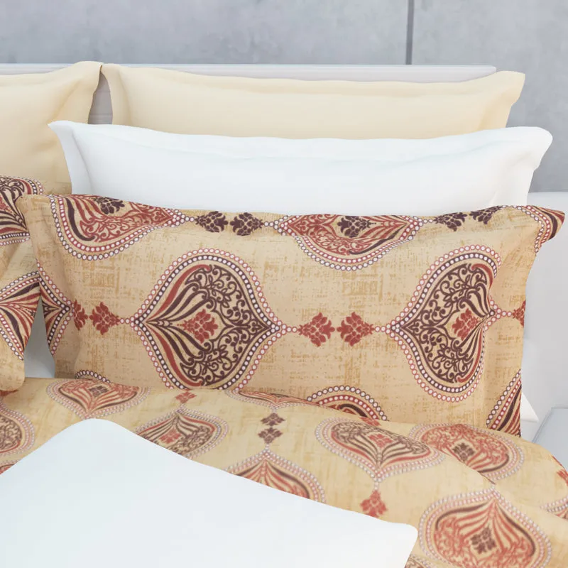 Dreams Of Desert Cotton Bedsheet (Beige, Brown) - 144 TC media 9