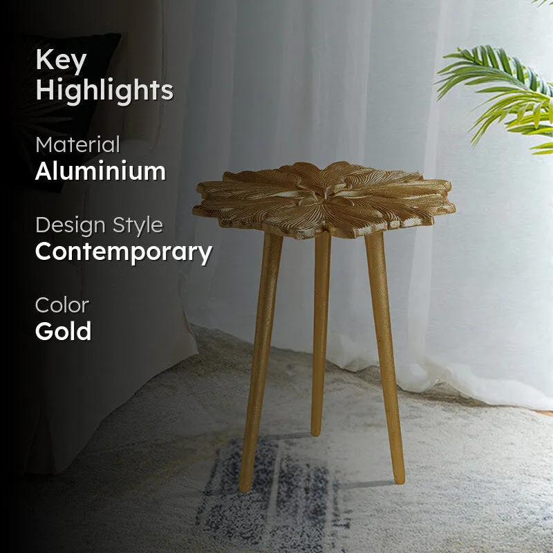 Fleurina Curve Aluminium Side Table media 2