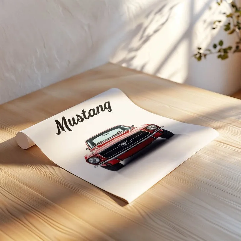 Mustang Heritage Wall Poster media 6