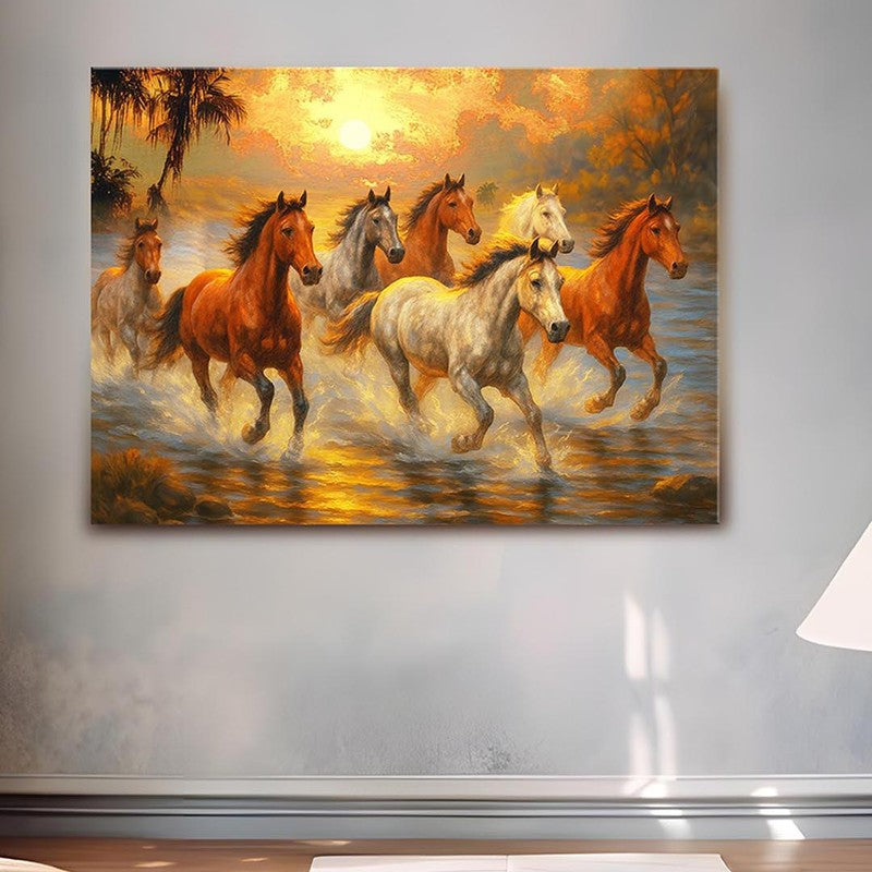 Stallions Of Sunset Wall Art media 5