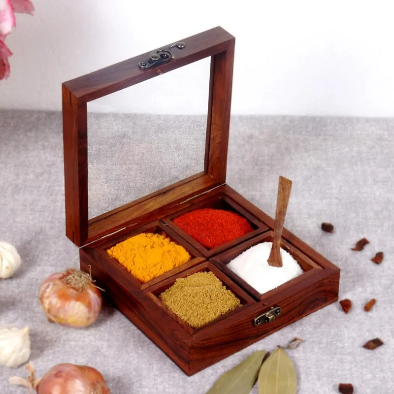 Natura III Wood Masala Box media 1