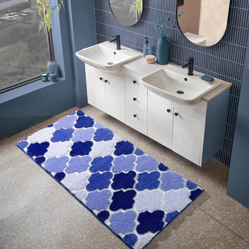 Sapphire Ellips Micro Fiber Runner Rug media 3