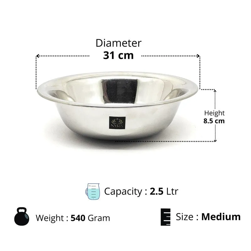 Blendora Stainless Steel Mixing Bowl - 2500 mL media 9