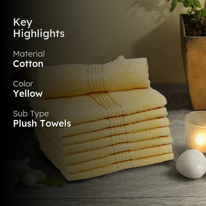 Bodil Face Towel (Yellow) - Set Of Eight media 2