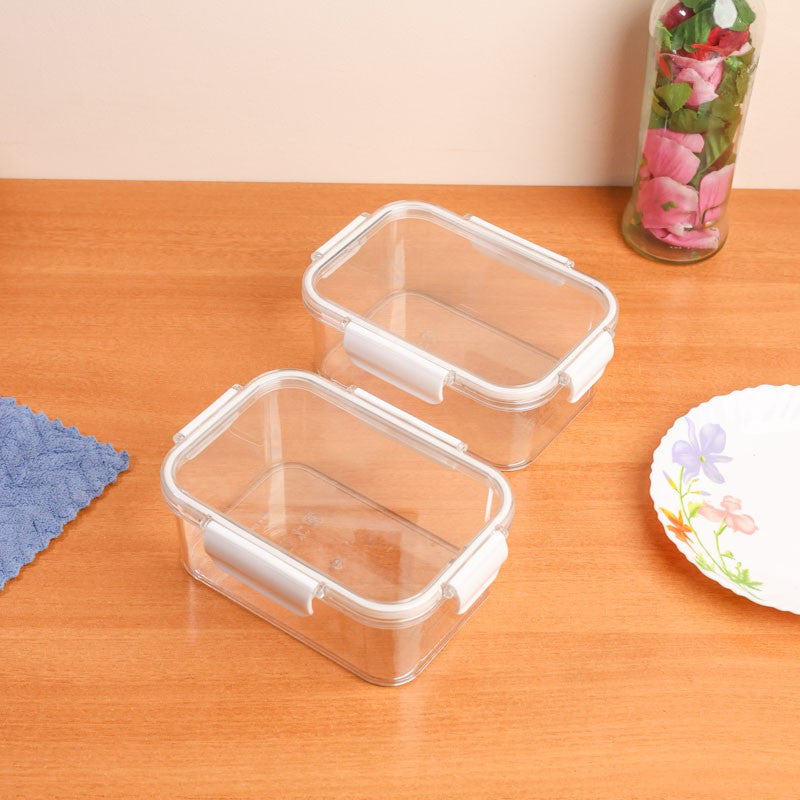 FreshLock White Clear PET Lunch Box - Set Of Two media 3