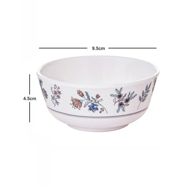 Melamine Floral Snack Bowls (160 Ml Each) - Set Of Six media 6