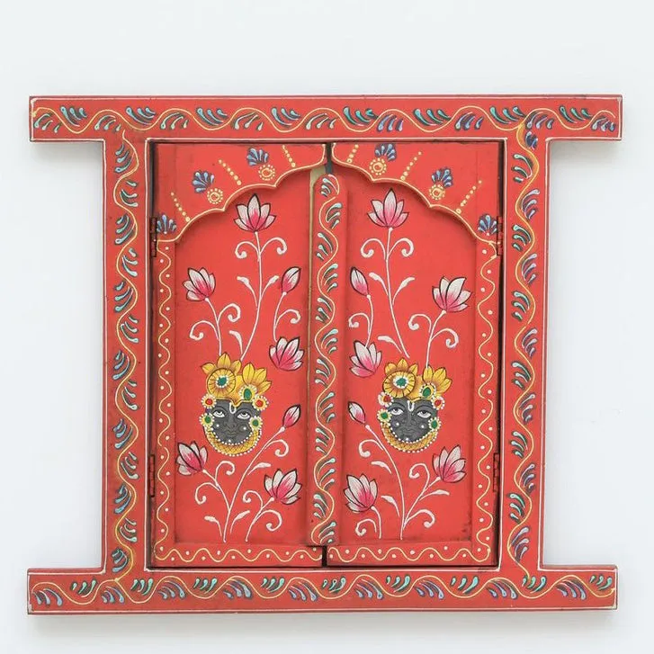 Wooden Jharokha Wooden Frame Wall Accents media 3